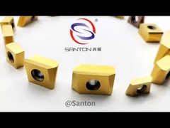 P25 Индексные фрезерные вставки ISO9001 Серо-черно-фиолетовые карбидные фрезерные вставки