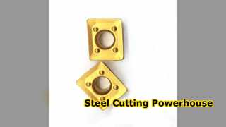 Твердосплавные пластины CrTiAIN для чистовой обработки стали